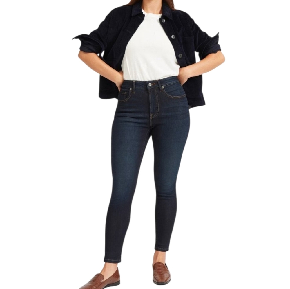 Everlane The High Rise Blue Jeans Regular